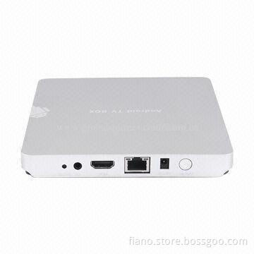 Android-based TV Set-top Box with 10/100M Network Port, Connect USB Device Externally